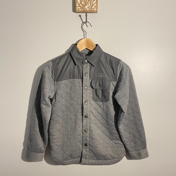 L.L. Bean Lightweight Quilted Shirt Jacket Size S8 - Picture 1 of 12